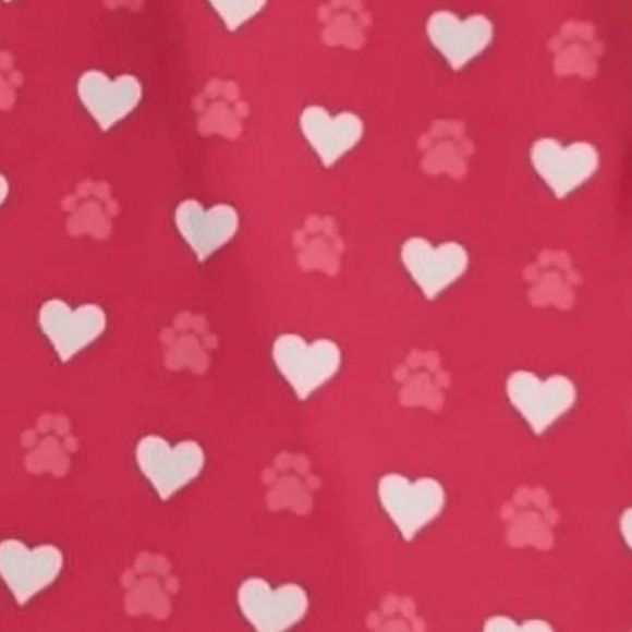Lularoe TC pink hearts and paw prints - Picture 2 of 3
